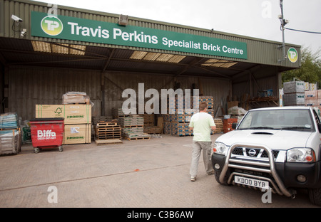 Illustrative image of a Travis Perkins yard. Stock Photo