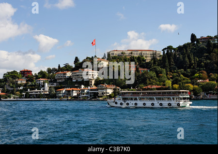 Ferry boat on the Bosphorus, Istanbul Stock Photo