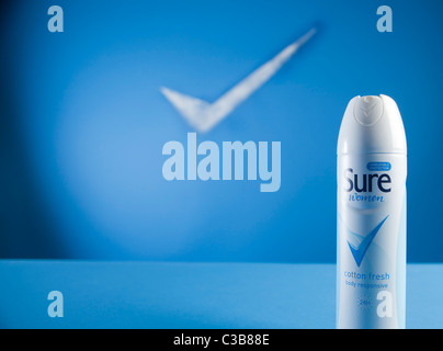 Illustrative image of Sure Women deodorant. A Unilever brand. Stock Photo