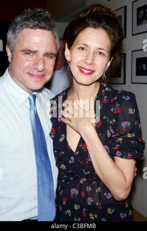 Neil Pepe and Jessica Hecht Opening night after party for the play 'Make Me' at the Atlantic Theatre Company New York City, USA Stock Photo