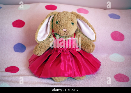 rabbit toy stuffed Stock Photo