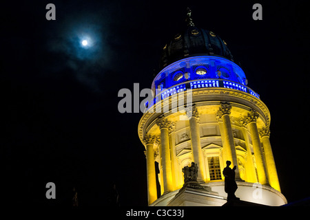 Deutscher Dom during the Festival of Lights 2008, Berlin, Germany Stock Photo