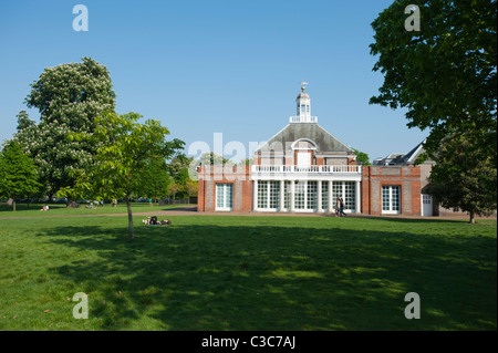 The Serpentine Art Gallery in Kensington Gardens, London, England, UK. Stock Photo