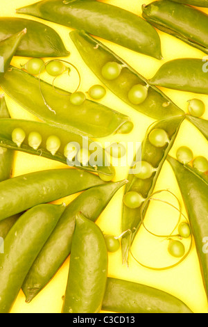 Sugar Snap Peas Stock Photo