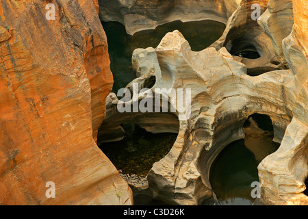 Bourke's Luck Potholes in the Blyde river, Mpumalanga, South Africa Stock Photo