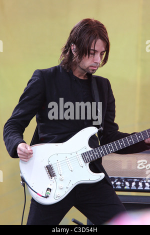 Tony Fredianelli Third Eye Blind performing live on 'Good Morning America's Summer Concert Series' New York City, USA - Stock Photo
