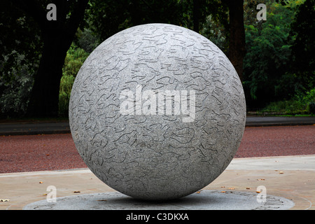 Memorial to victims of the 2002 bombing in Kuta, Bali, Indonesia situated in Westminster, London, UK Stock Photo