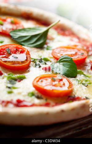 fresh italian pizza Stock Photo