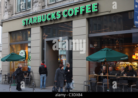 Starbucks Coffee Shop, Berlin, Germany Stock Photo