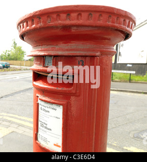 Red post box Stock Photo