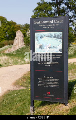 Berkhamsted Castle, Hertfordshire, England, UK Stock Photo