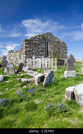 Old church and graveyard, Aughris, County Sligo, Ireland. Stock Photo