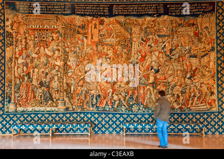 Europe, France, Marne (51), Reims, Palais du Tau, listed as World Heritage by UNESCO Stock Photo