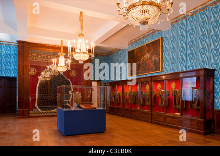 Europe, France, Marne (51), Palais du Tau (Tau Palace), Charles X Room, listed as World Heritage by UNESCO Stock Photo