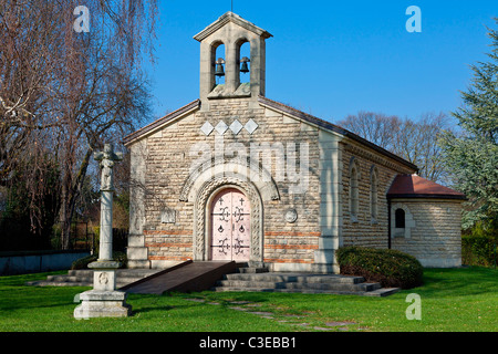 Europe, France, Marne (51), Foujita Chapel, Reims Stock Photo