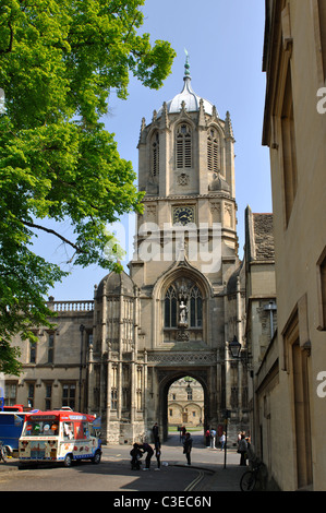 Christ Church College Tom Tower, Oxford, UK Stock Photo