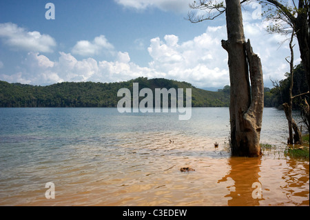 Nong Fa lake, Laos Stock Photo