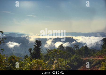 Nong Fa lake, Laos Stock Photo