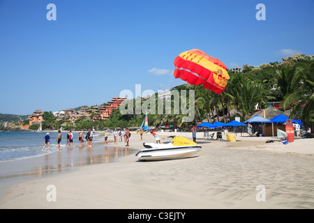 Playa La Ropa, Zihuatanejo, Guerrero state, Mexico, North America Stock Photo