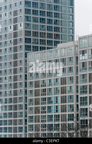 Jianwai Soho complex by architect Riken Yamamoto, 2009, Beijing, China, Asia. Stock Photo