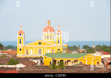 Cathedral, Granada, Nicaragua. Stock Photo