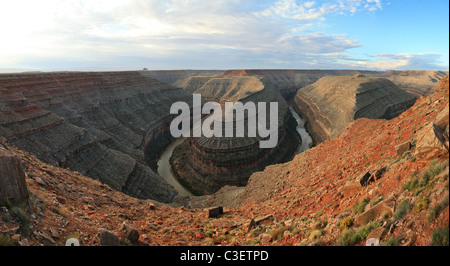 incised meanders of the San Juan River Stock Photo