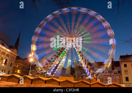 Ferris wheel in Riga Latvia Stock Photo