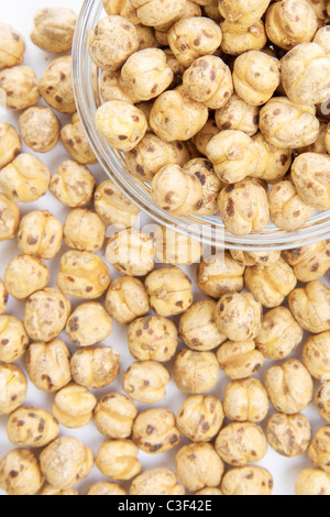 Roasted chickpeas Stock Photo