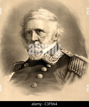 Lieutenant General Winfield Scott - USA Army circa 1862 Stock Photo