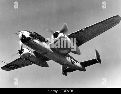 North American B-25G Mitchell twin-engined medium bomber Stock Photo