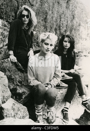 BANANARAMA Promotional photo of UK pop group about 1984 from l: Kerten ...