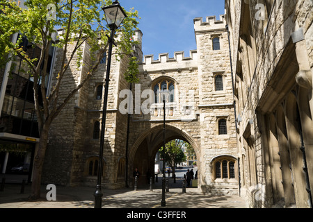 St John's Gate / Saint John 's Lane, Clerkenwell. London. UK. Stock Photo