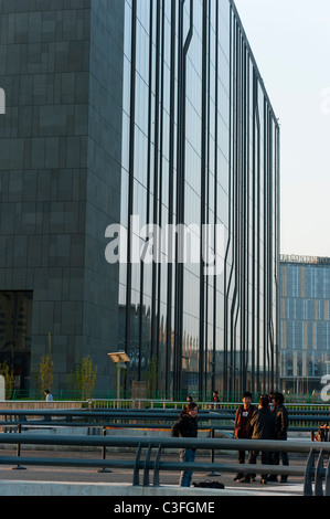 Digital Beijing building, Olympic Green server, by architect Pei Zhu , 2007, Beijing, China, Asia Stock Photo