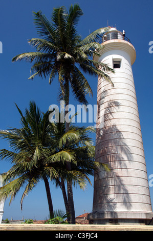 Galle lighthouse Fort Galle Sri Lanka Stock Photo