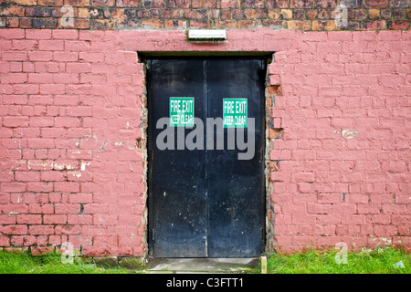 A Fire Exit, Glasgow, Scotland, UK Stock Photo - Alamy