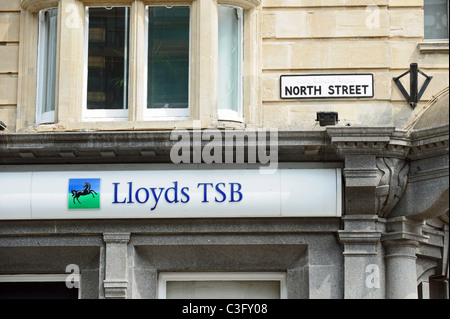 Lloyds TSB bank sign Brighton UK 2011 Stock Photo