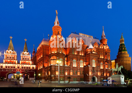 State Historical Museum of Russia, Red Square, Moscow, Russian Federation Stock Photo