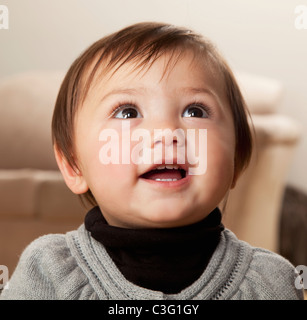 Curious Chinese baby Stock Photo