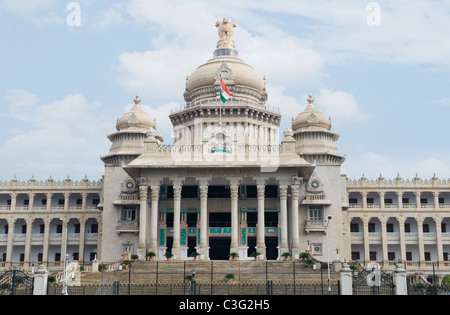 Facade of a government building, Vidhana Soudha, Bangalore, Karnataka ...