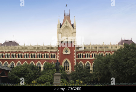 Facade of a high court building, Calcutta High Court, Kolkata, West Bengal, India Stock Photo