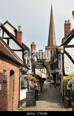 Old pubs. The old half timbered Prince Rupert public house, a 15th ...