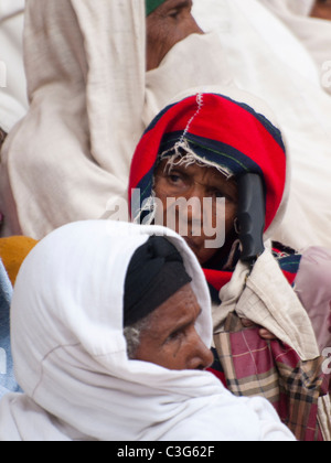 Ethiopian Orthodox Christian Women During The St Yared Day Service 