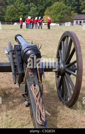 American civil war era cannon Stock Photo