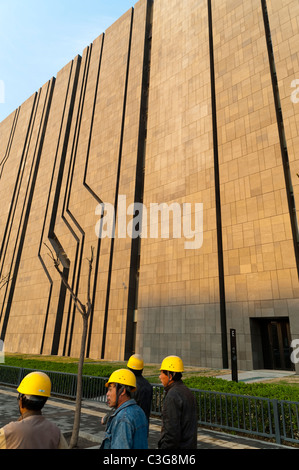 Digital Beijing building, Olympic Green server, by architect Pei Zhu , 2007, Beijing, China, Asia Stock Photo