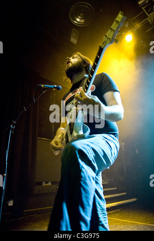 Funeral for a Friend  performing live in concert at Koko London, England - 14.10.09 (Mandatory) Stock Photo