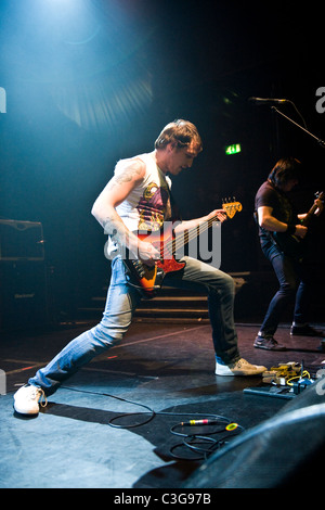 Funeral for a Friend  performing live in concert at Koko London, England - 14.10.09 (Mandatory) Stock Photo