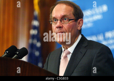 Jorma Ollila, incoming chairman of the World Business Council for Sustainable Development & chairman of Royal Dutch Shell and Stock Photo
