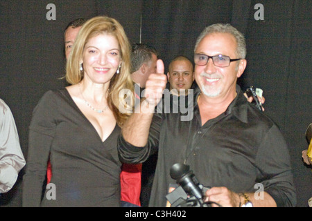 Emilio Estefan Jr. attends his wife Gloria Estefan's concert - Jose Miguel Agrelot Coliseum Hato Rey, Puerto Rico - 10.10.09 Stock Photo