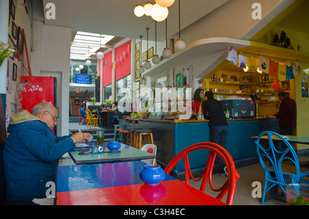 Cinema Rif cafe interior, Tangier, Morocco Stock Photo - Alamy