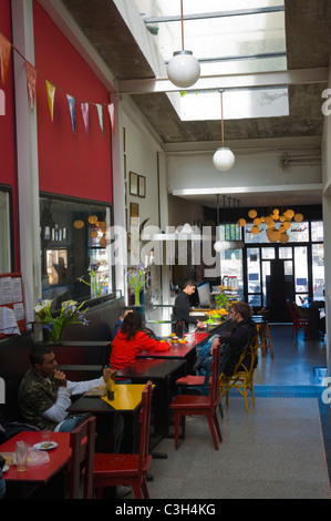 Cinema Rif cafe interior Tangier Morocco northern Africa Stock Photo